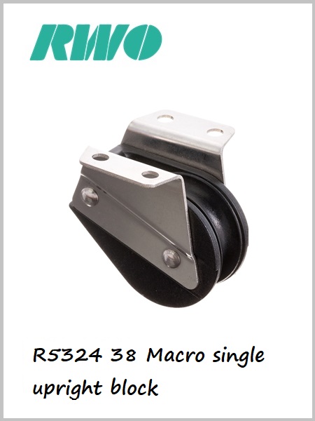 38 Macro single upright  block 38mm R5324 - ball bearing